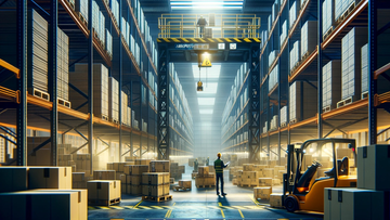 Catalogue illustration for warehouse risk awareness